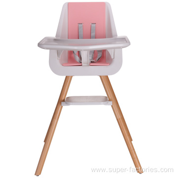 Wooden Baby High Chair In Good Quality